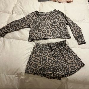 Olivia Rae Leopard Lounge Set